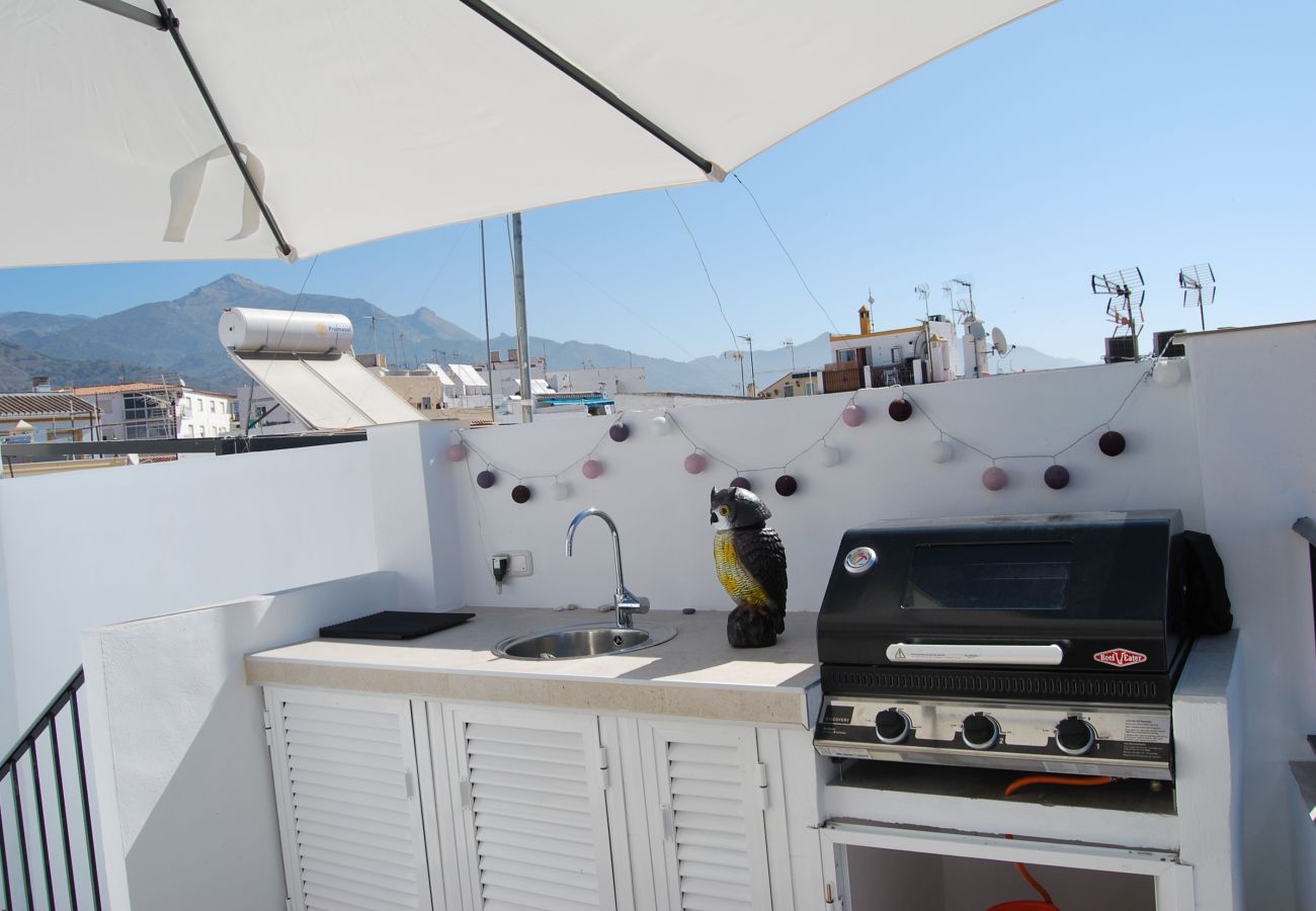 BBQ area on the roof top terrace