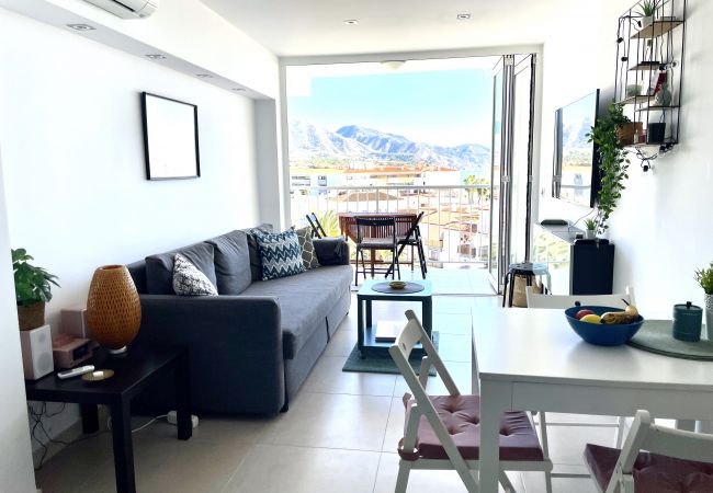 Living room and balcony view