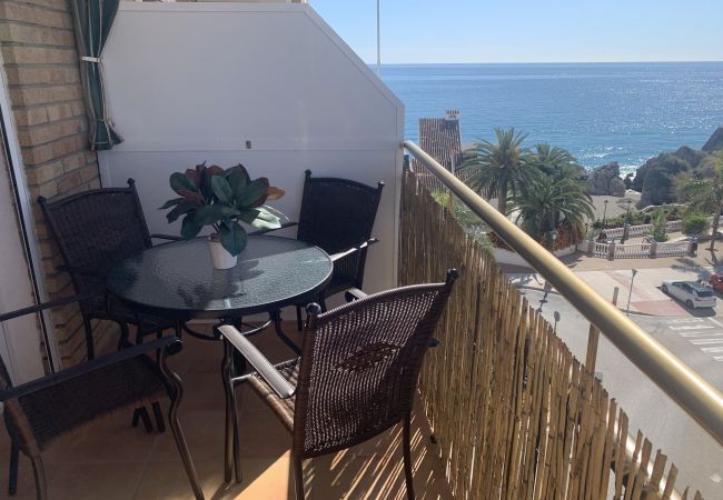 Balcony with ocean view